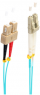 LWL-Duplex-Patchkabel, LC auf SC, 1 m, OM3, Multimode 50/125 µm