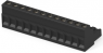 Leiterplattenklemme, 12-polig, RM 5 mm, 0,05-3 mm², 15 A, Käfigklemme, schwarz, 1-796641-2
