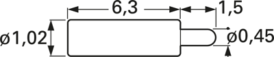 TK0072.B.J.0,45.C.45.A Tekon Prüfstifte