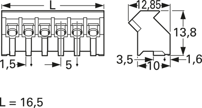 20874403A00 Weco PCB Terminal Blocks Image 2