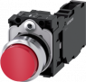 Drucktaster, rot, unbeleuchtet, Einbau-Ø 22.3 mm, IP20/IP66/IP67/IP69/IP69K, 3SU1150-0BB20-1FA0