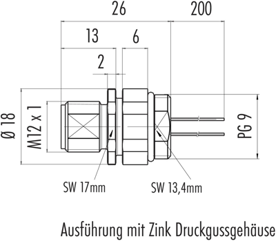 76 0733 0011 00104-0200 binder Sensor-Aktor Kabel Bild 2