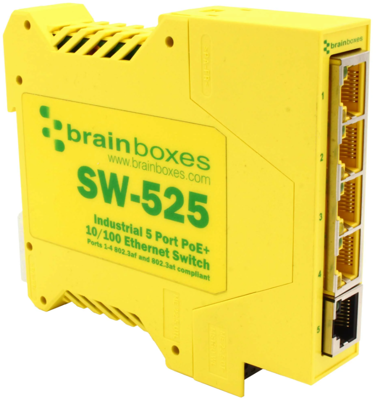 SW-525 BRAINBOXES ETHERNET-Switches Bild 1