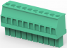 Leiterplattenklemme, 10-polig, RM 3.81 mm, 0,05-2 mm², 11 A, Käfigklemme, grün, 1-1986375-0