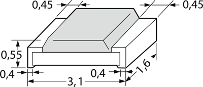 RL1206FR-070R01L Yageo SMD Widerstände