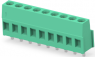 Leiterplattenklemme, 9-polig, RM 5 mm, 0,05-3 mm², 17.5 A, Käfigklemme, grün, 796683-9