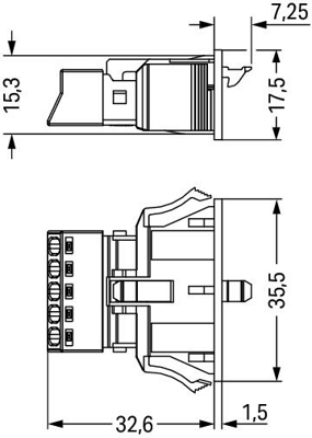 890-795 WAGO Gerätesteckverbinder Bild 2