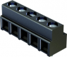 Steckverbinder, 2-polig, RM 5 mm, abgewinkelt, schwarz, 14020216402000