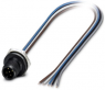 Sensor-Aktor Kabel, M12-Flanschstecker, gerade auf offenes Ende, 5-polig, 0.5 m, 4 A, 1436411