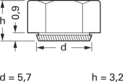 SETZMUTTER M4 Muttern, Scheiben, Ringe Bild 2