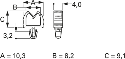 9665AA00 fastpoint Cable Holders Image 2