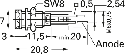 2662.1001 Mentor LED Abstandshalter Bild 2