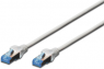 Patchkabel, RJ45-Stecker, gerade auf RJ45-Stecker, gerade, Cat 5e, F/UTP, PVC, 7 m, grau