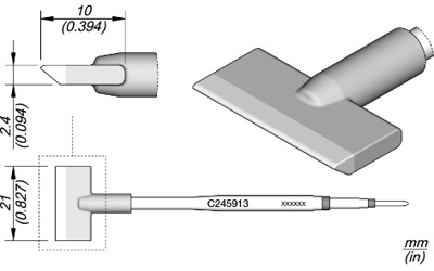 C245913 JBC Lötspitzen, Entlötspitzen und Heißluftdüsen