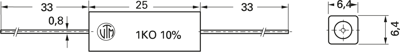 KHS500KB-AX-10RAA Vitrohm Wirewound Resistors Image 2