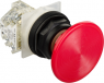 Drucktaster, unbeleuchtet, tastend, 1 Wechsler, Bund rund, rot, Einbau-Ø 30 mm, 9001SKR25RH13