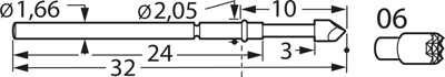 F77206B200G150 Feinmetall Prüfstifte Bild 3