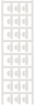 Polyamid Kabelmarkierer, beschriftbar, (B x H) 21 x 5.8 mm, max. Bündel-Ø 5 mm, weiß, 1805810000