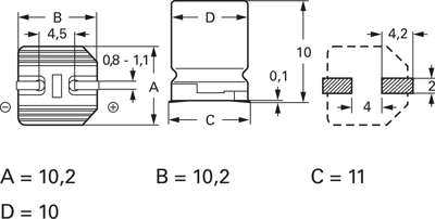 E-RSM307 Frolyt Elektrolyt Kondensatoren Bild 2