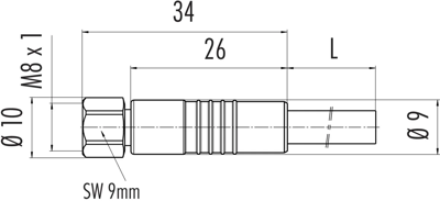 77 3706 0000 50003-0200 binder Sensor-Actuator Cables Image 2