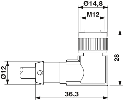 1457212 Phoenix Contact Sensor-Aktor Kabel Bild 2