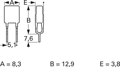 MF-RM008/240-2 Bourns Electronics GmbH Rückstellende PTC-Sicherungen Bild 2