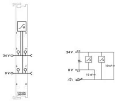 750-624/040-000 WAGO Feed and segment modules Image 2