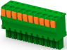 Leiterplattenklemme, 10-polig, RM 3.81 mm, 0,05-2 mm², 9 A, Push-in-Federanschluss, grün, 1-1986720-0