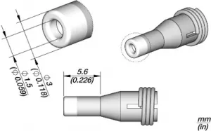 C360006 JBC Soldering tips, desoldering tips and hot air nozzles