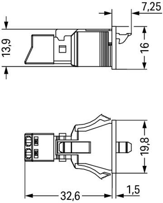 890-782/080-000 WAGO Gerätesteckverbinder Bild 2