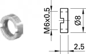 23.5100 Stäubli Electrical Connectors Muttern, Scheiben, Ringe