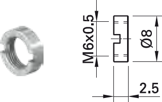 23.5100 Stäubli Electrical Connectors Muttern, Scheiben, Ringe