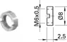 23.5100 Stäubli Electrical Connectors Muttern, Scheiben, Ringe