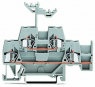 Durchgangsklemme, Federklemmanschluss, 0,08-2,5 mm², 2-polig, 20 A, 6 kV, grau, 280-520