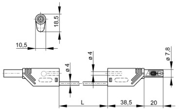 MLS WS 25/1 BL Hirschmann Test & Measurement Messleitungen Bild 2