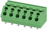 Leiterplattenklemme, 6-polig, RM 10 mm, 0,2-6,0 mm², 32 A, Federklemmanschluss, grün, 1722561