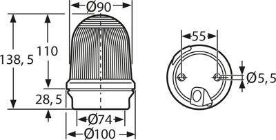 826 100 00 Werma Optische Signalgeber Bild 3