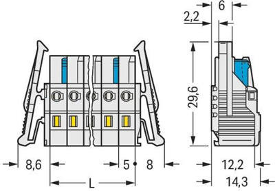 721-102/037-000 WAGO PCB Connection Systems Image 2