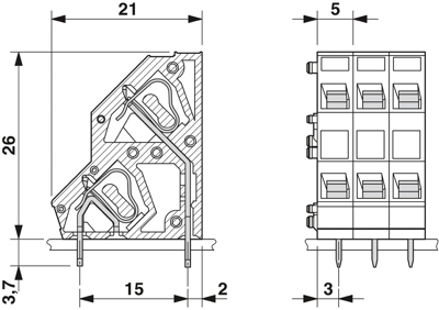 1889301 Phoenix Contact PCB Terminal Blocks Image 3