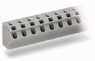 Leiterplattenklemme, 4-polig, RM 7.5 mm, 0,5-2,5 mm², 24 A, Push-in, grau, 254-554