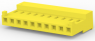 Buchsengehäuse, 10-polig, RM 3.96 mm, gerade, gelb, 4-644462-0