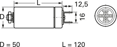 MKA-60µF-450V-FS 50X120MM A Comar Folienkondensatoren Bild 4