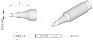 C210021 JBC Soldering tips, desoldering tips and hot air nozzles