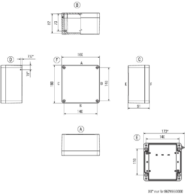 1329730000 Weidmüller General Purpose Enclosures Image 2