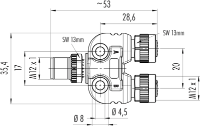 79 5236 90 04 binder Sensor-Aktor Adapter Bild 2