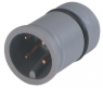 Stecker, M12, 4-polig, Lötanschluss, gerade, 932559306