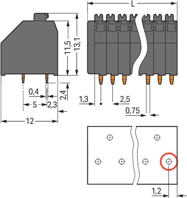 250-410/353-604 WAGO PCB Terminal Blocks Image 2