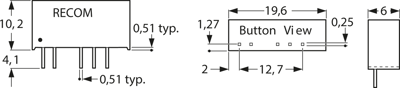 RB-2412D RECOM DC/DC-Wandler Bild 2