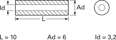 KER 6-3,2X10 QUICK-OHM Abstandsbolzen Bild 3