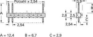 1-825433-0 AMP PCB Connection Systems